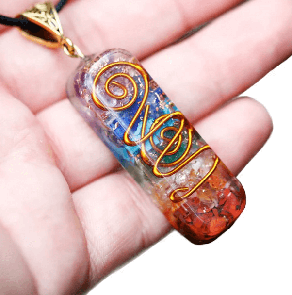 Collar orgonita 7 chakras + pulsera de los 7 chakras